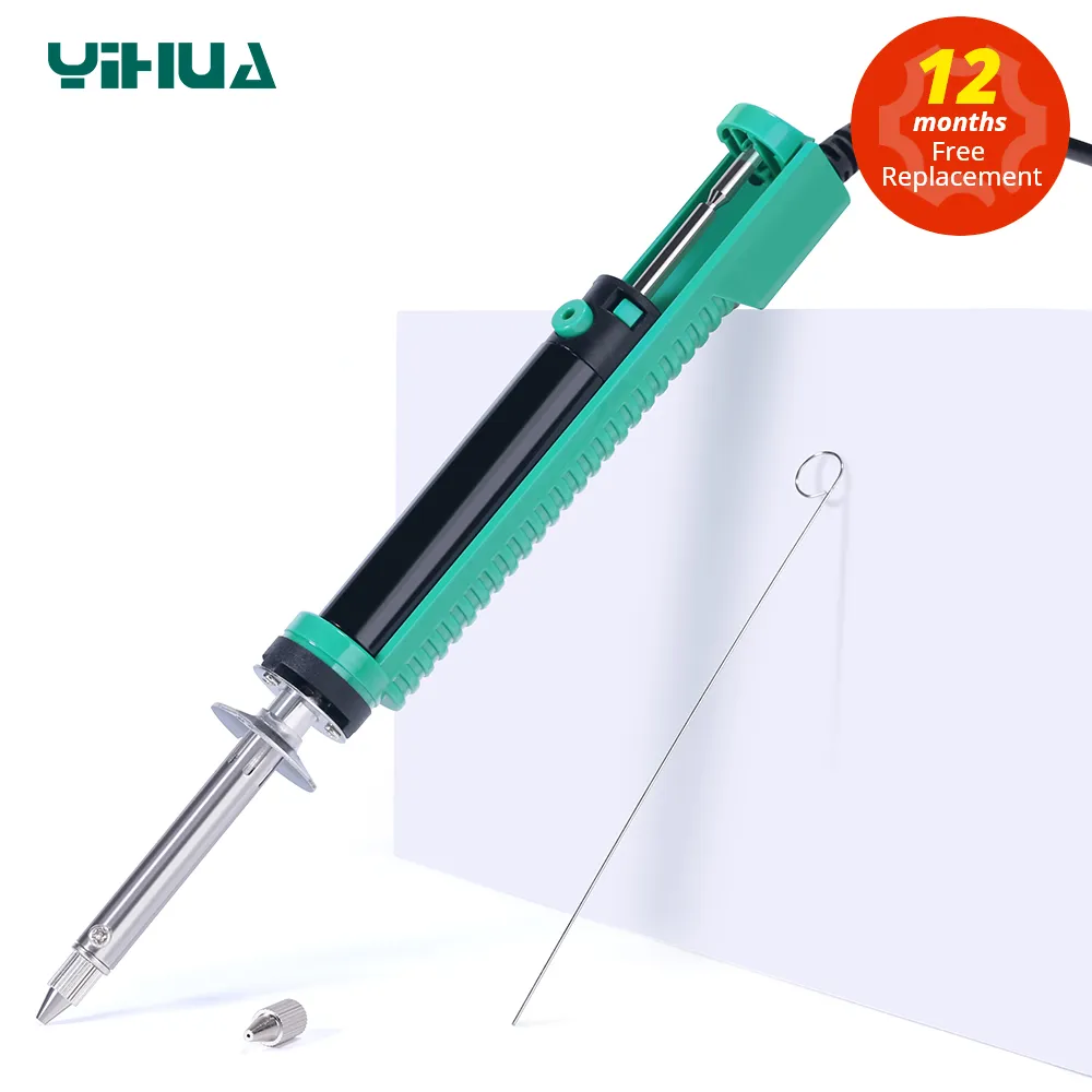 YIHUA-succionador eléctrico de - Desoldering Pump Electric Vacuum Station reseña y precio