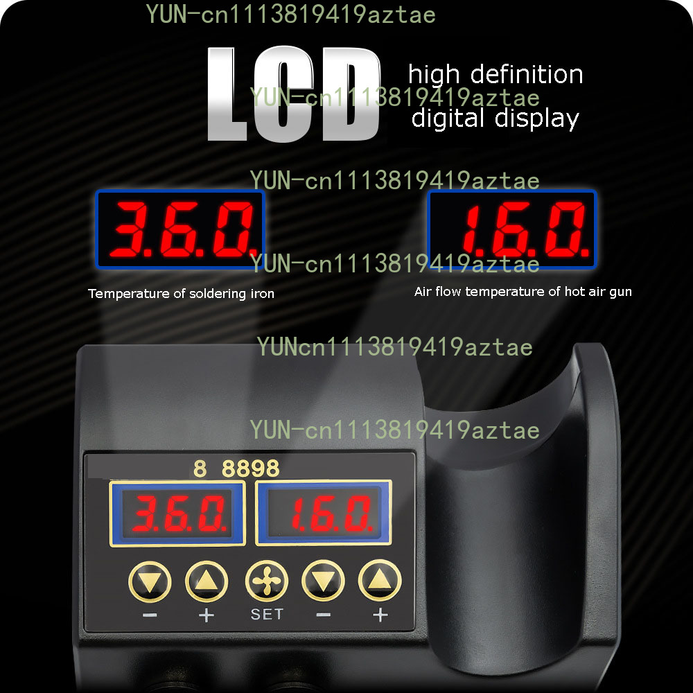Estación de soldadura 2 en 1 d - 2 In 1 Soldering Rework Station 750W reseña y precio